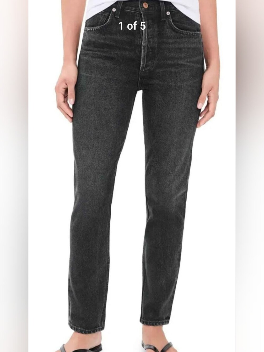 Citizens of Humanity Charlotte High Rise Straight Jeans. Like new. Sz 24